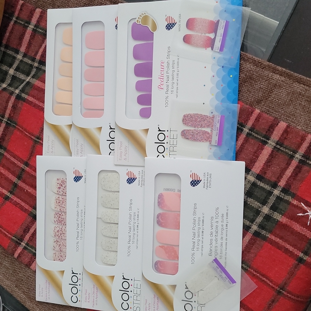 Bundle of 6 Color Street Sets & 2 Twosies